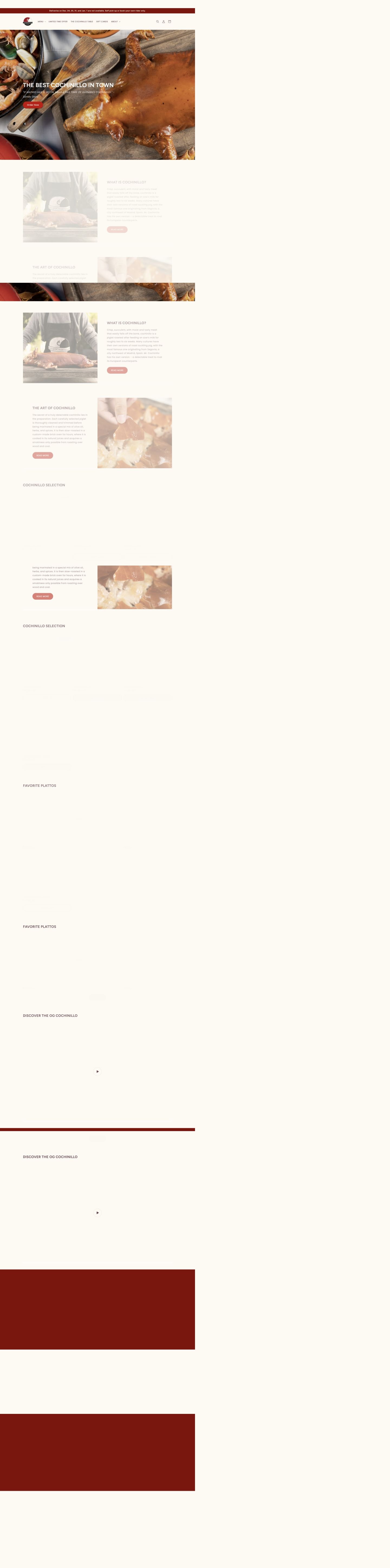 Mr. Cochinillo desktop full-page view